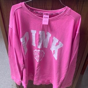 Pink Size Large Color Pink Sweatshirt